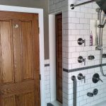 Shower Remodel with Utility Cabinet